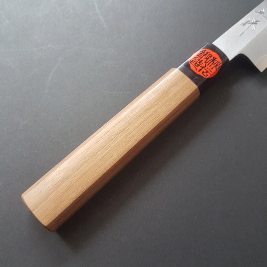 Yanagiba knife, Aogami 2 steel, Migaki finish - Shigeki Tanaka