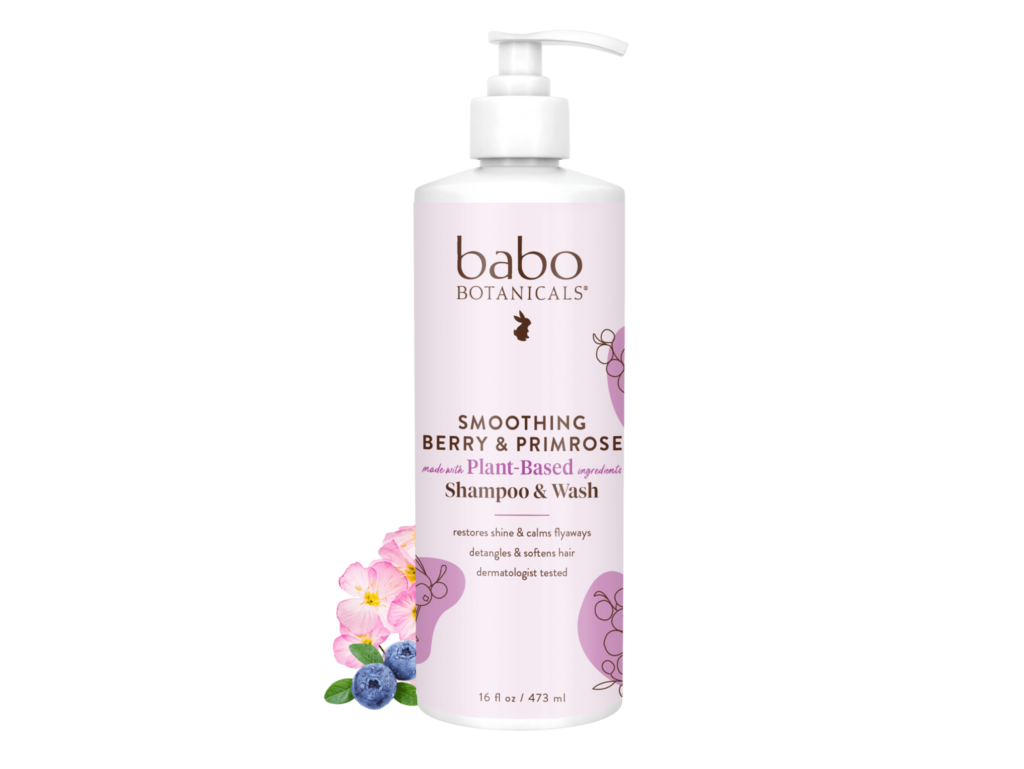 Smoothing Berry & Primrose Shampoo & Wash - 16oz