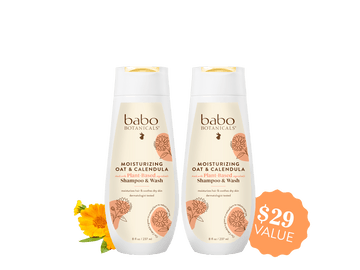 Moisturizing Oat & Calendula Shampoo & Wash Duo