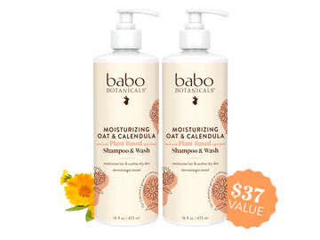Moisturizing Oat & Calendula Shampoo & Wash Duo