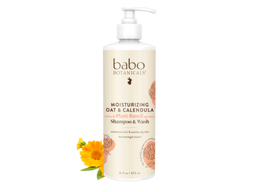 Moisturizing Oat & Calendula Shampoo & Wash - 16oz