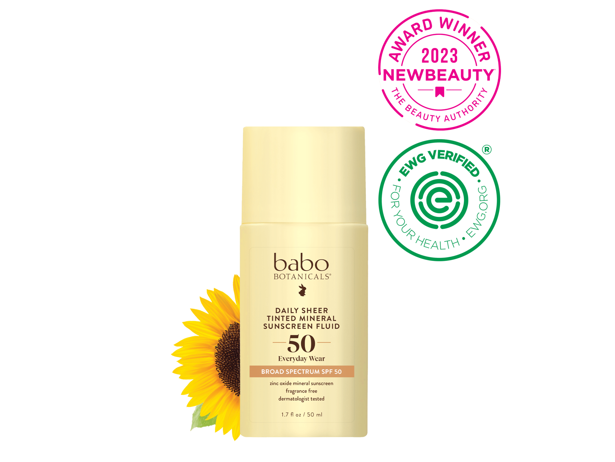 Daily Sheer Tinted Mineral Sunscreen Fluid SPF50