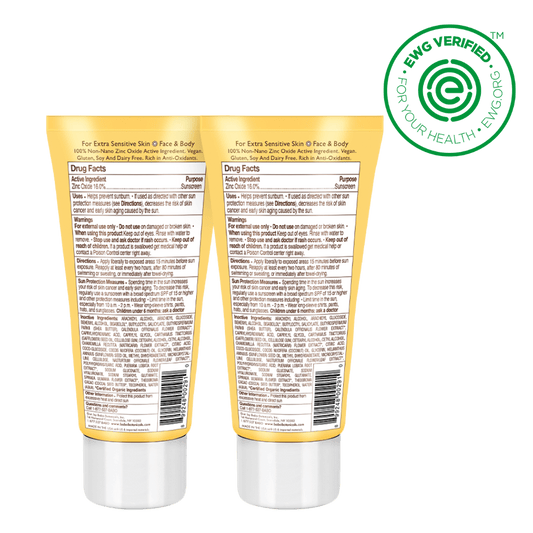 Sheer Zinc Mineral Sunscreen Lotion SPF30 Duo