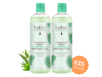 Eucalyptus Remedy Plant-Based Bubble Bath & Wash Duo