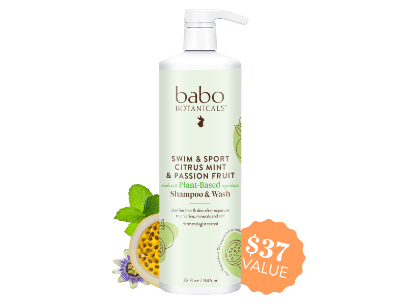 Swim & Sport Citrus Mint & Passion Fruit Shampoo & Wash - 32oz