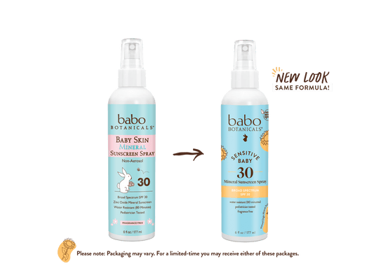 Sensitive Baby Mineral Sunscreen Spray SPF30