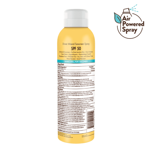 Sheer Mineral Sunscreen Spray SPF50