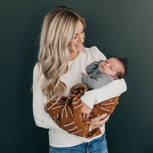 Mustard Muslin Swaddle Blanket