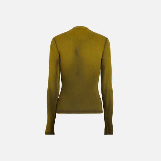Cotton Citizen Verona Henley Top - Pine Cast