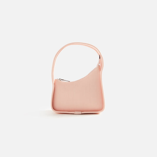 CIRIACO Ashley Minimalist Denim Baguette - Baby Pink