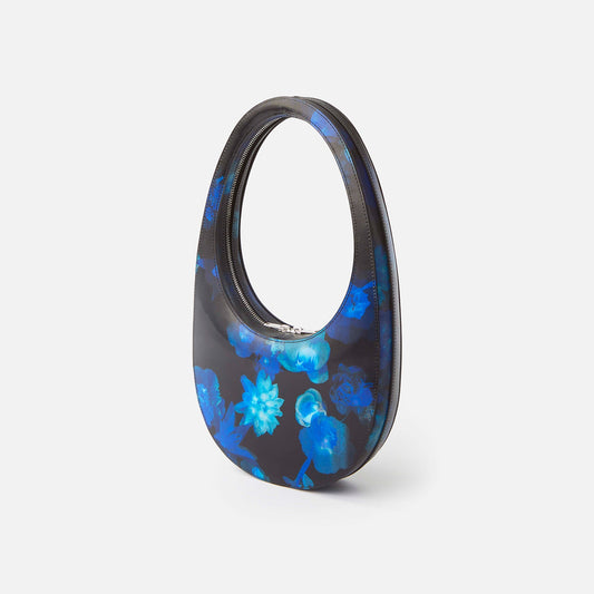 Coperni Holographic Swipe Bag - Blue Black