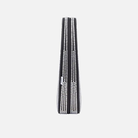 Coperni Crystal Embellished Mini Swipe Bag - Black Crystal