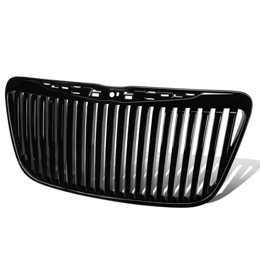 11-14 Chrysler 300 Front Grille - Vertical Fence Style - Black