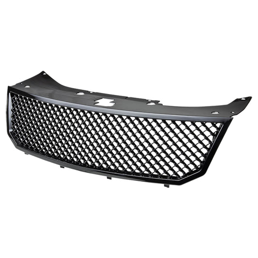 08-10 Dodge Avenger Front Grille - Badgeless Diamond Mesh - Black