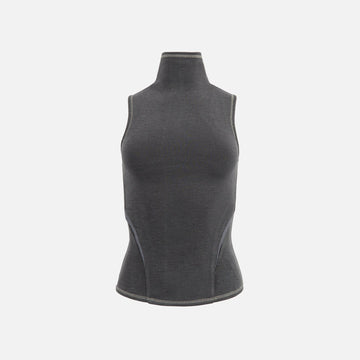 Hyein Seo Racerback Top - Dark Grey