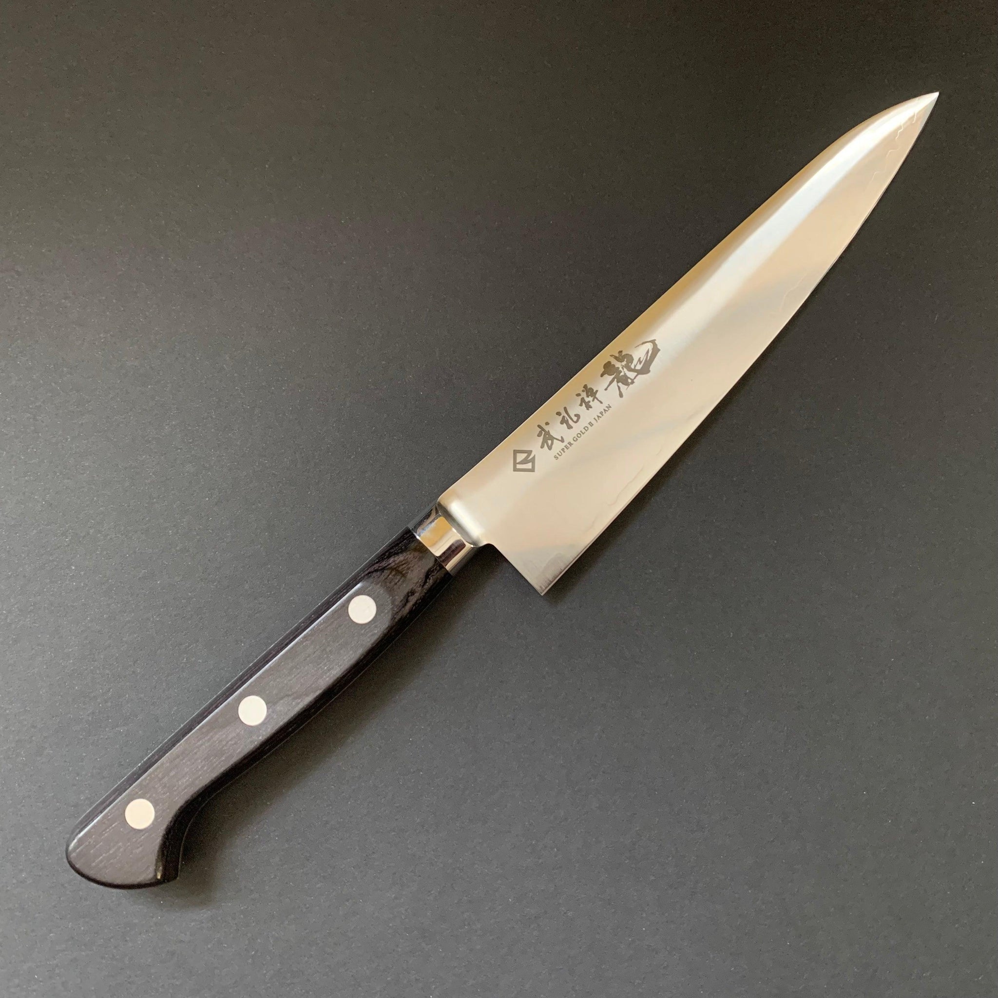 Petty knife, SG2 powder steel, migaki finish - Ryusen