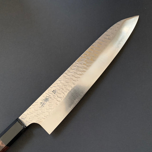 Gyuto knife, SG2 powder steel, tsuchime finish - Nigara