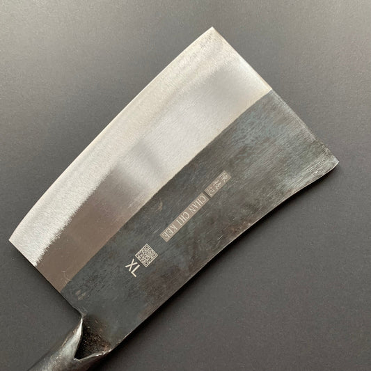XL Kau Kong Chopper, carbon steel, very rustic finish, iron handle - CCK Cleaver