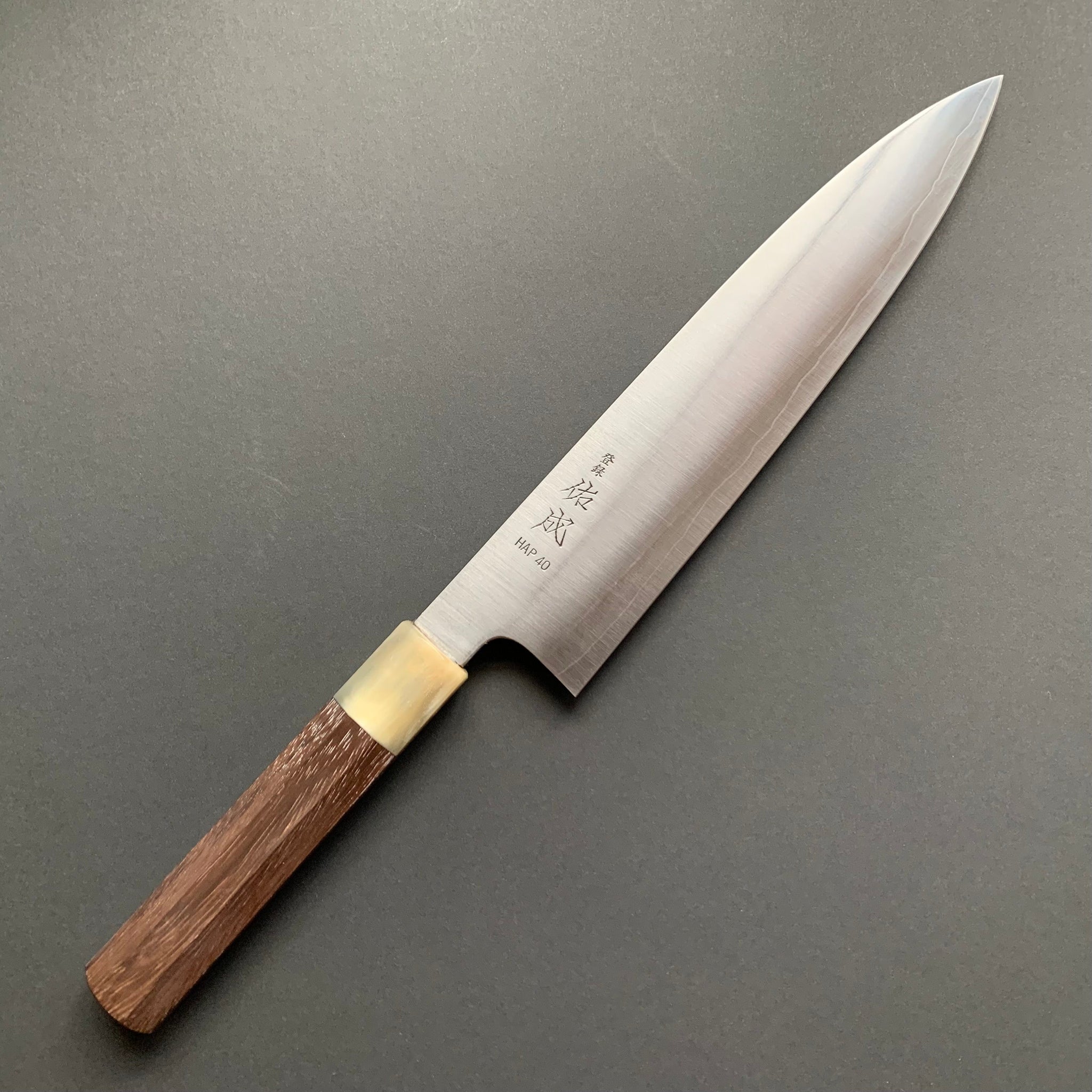 Gyuto knife, HAP40 powder steel, polished finish - Sukenari