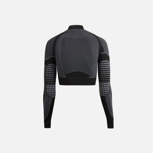MISBHV Sport Europa Cropped Quarter Zip Long Sleeve - Black