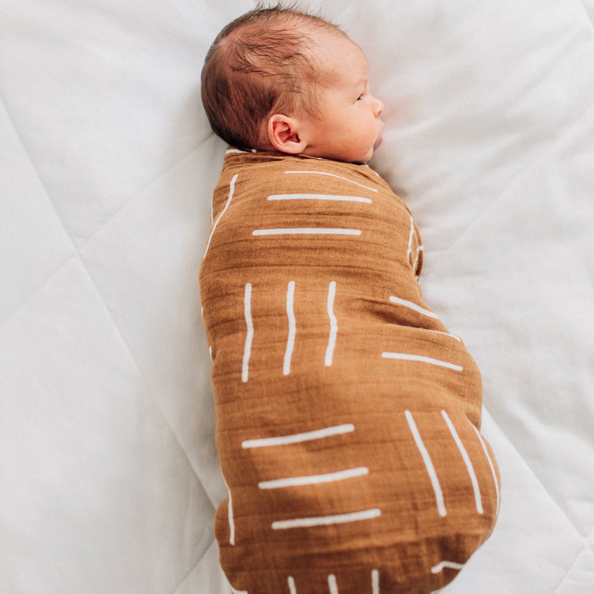 Mustard Muslin Swaddle Blanket