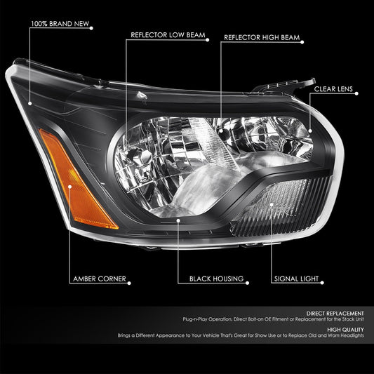 Factory Style Headlight (Right) <br> 15-23 Ford Transit 150, 250, 350