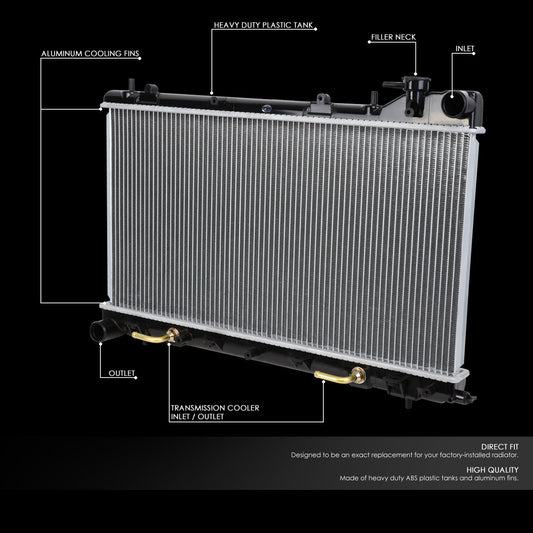 03-08 Subaru Forester 2.5L Non-Turbo AT Aluminum Radiator - 13021