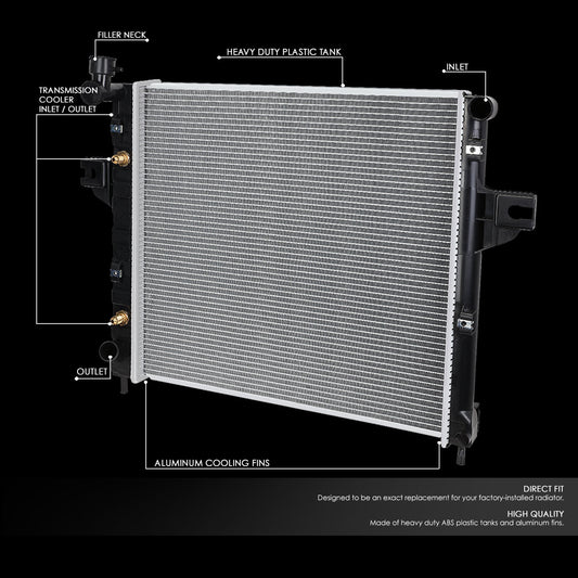 99-04 Jeep Grand Cherokee 4.0L AT Aluminum Radiator - 2262