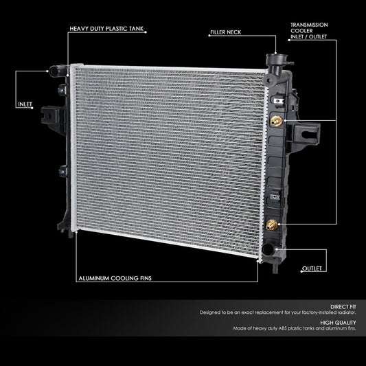 99-00 Jeep Grand Cherokee 4.7L AT Aluminum Radiator - 2263