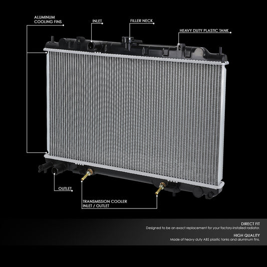 00-06 Nissan Sentra 1.8L AT Aluminum Radiator - 2346