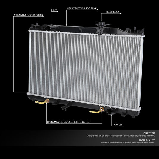 02-06 Toyota Camry L4 AT Aluminum Radiator - 2437