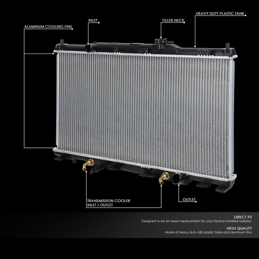 02-06 Toyota CR-V Element AT Aluminum Radiator - 2443
