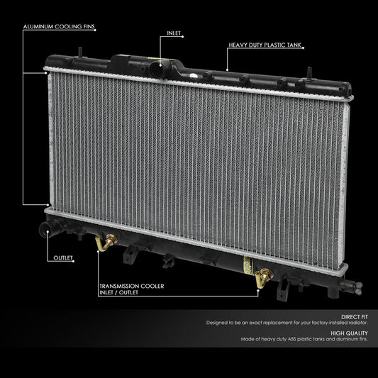 02-03 Subaru Impreza WRX AT Aluminum Radiator - 2450