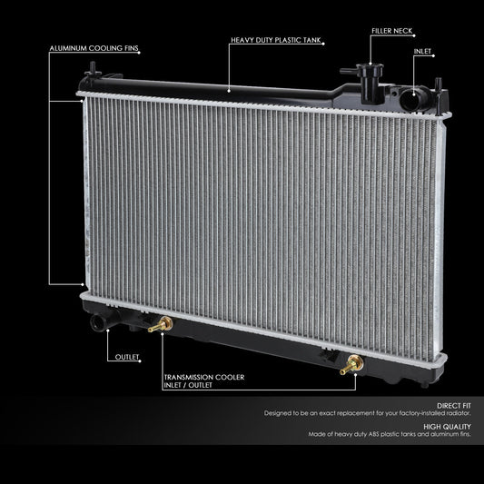 03-04 Infiniti G35 Sedan AT Aluminum Radiator - 2455