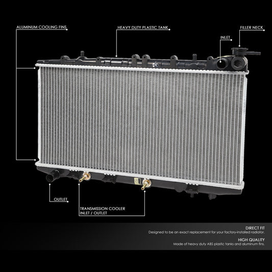 02-06 Nissan Sentra 2.5L AT Aluminum Radiator - 2469