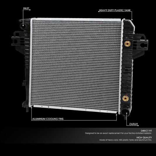 02-06 Jeep Liberty 3.7L Aluminum Radiator - 2481