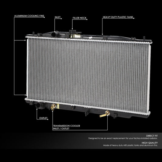 05-07 Honda Accord V6 Hybrid Aluminum Radiator - 2571