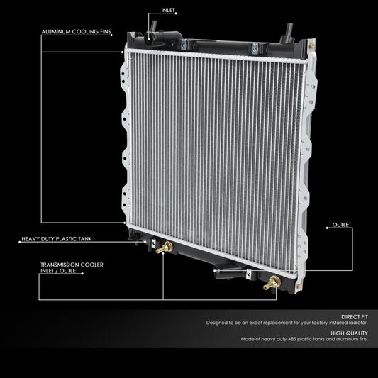 03-09 Chrysler PT Cruiser Turbo AT Aluminum Radiator - 2677