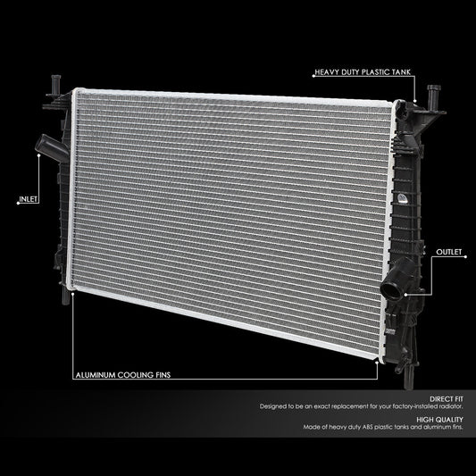 04-09 Mazda 3 2.0L 2.3L Turbo AT Aluminum Radiator - 2696