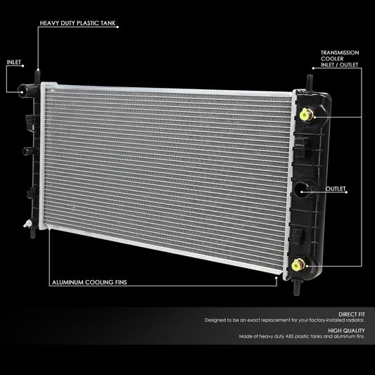 04-06 Chevy Malibu Pontiac G6 3.5L 3.9L AT Aluminum Radiator - 2727