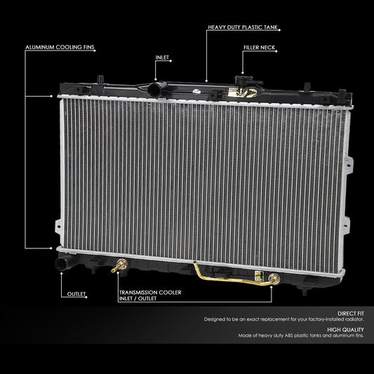 04-09 Kia Spectra Spectra5 2.0L Aluminum Radiator - 2784