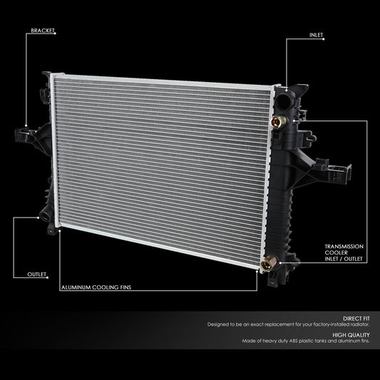 01-09 Volvo S60 99-06 S80 01-07 V70 03-07 XC70 AT Aluminum Radiator - 2805