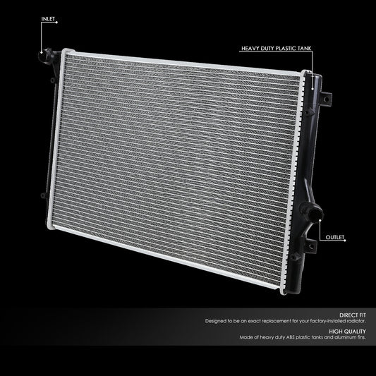 04-13 Audi A3 TT 10-14 Volkswagen Golf 06-14 Jetta Aluminum Radiator - 2822