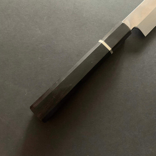 Sakimaru knife, Shirogami 2 Honyaki, mirror finish  - Togashi Kenji
