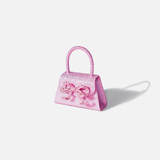 Self-Portrait Diamonte Capri Micro Bag - Pink