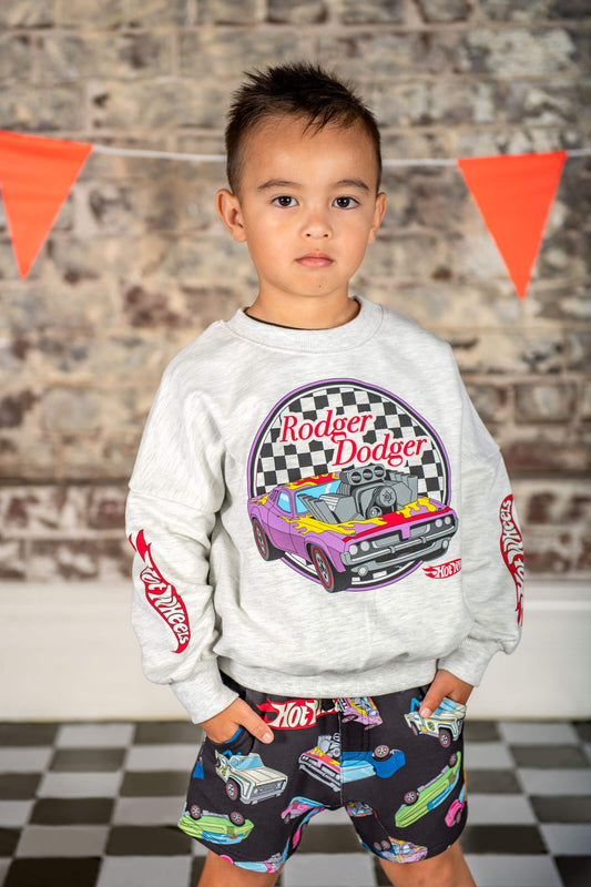 ROGER DODGER HOT WHEELS SWEATSHIRT