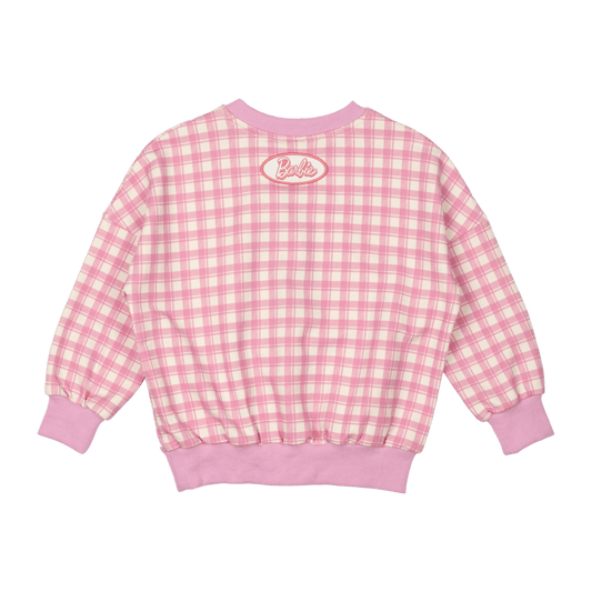 BARBIE PLAID SWEATSHIRT