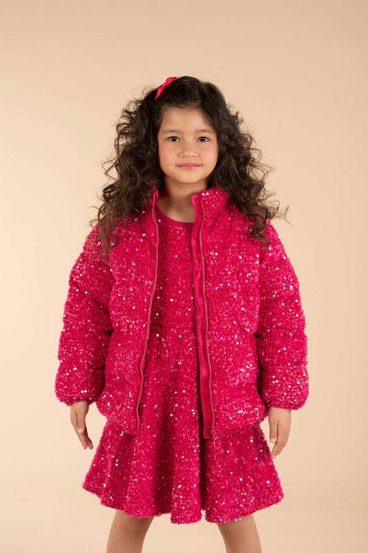 SEQUIN PADDED JACKET