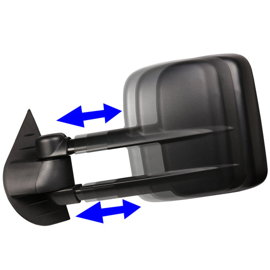 Powered Heated Towing Mirrors (Pair)<br>07-13 Chevy Silverado Tahoe, GMC Sierra Yukon