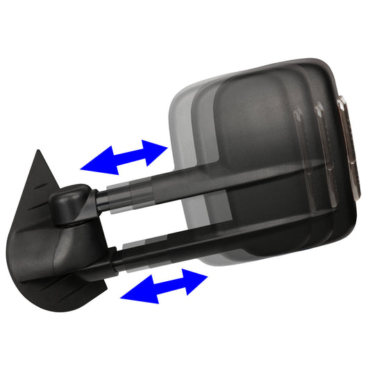 Powered Heated Towing Mirrors (Pair)<br>07-13 Chevy Silverado Tahoe, GMC Sierra Yukon